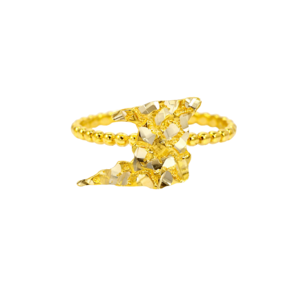 Trinidad Map Nugget Beaded Ring