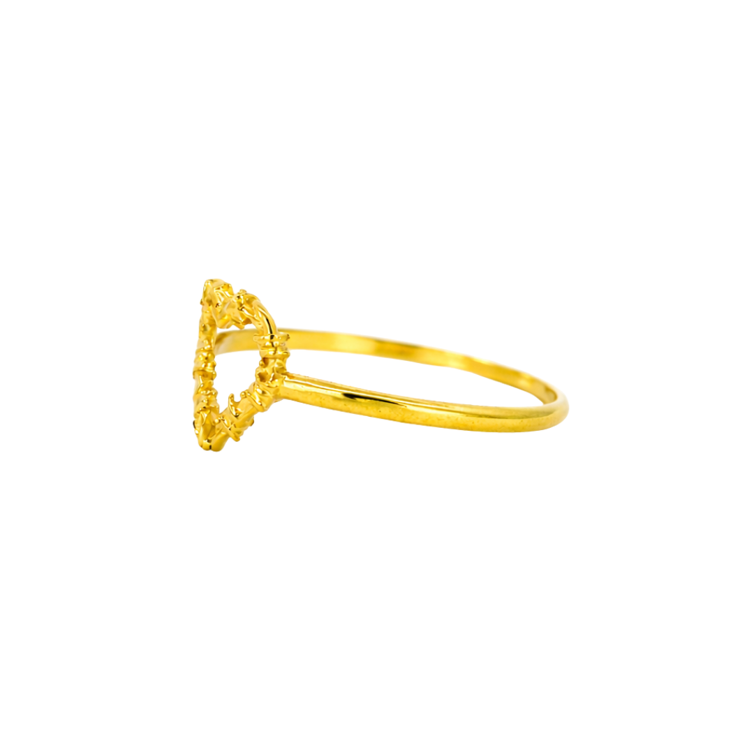 Thorned Heart Open Ring - Image 2