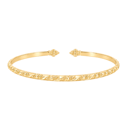Hosay Head Raised Pattern Bracelet