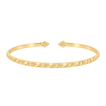 Hosay Head Raised Pattern Bracelet