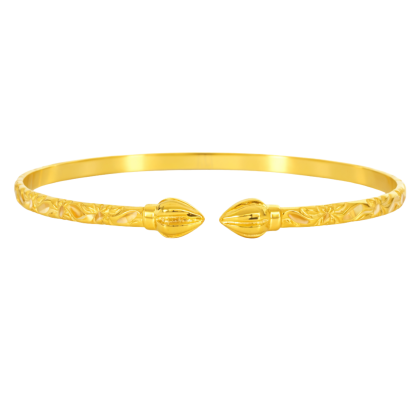 Round Cocoa Head Flat Bracelet