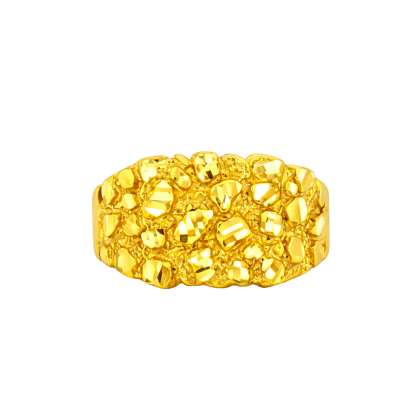 Square Top Nugget Ring