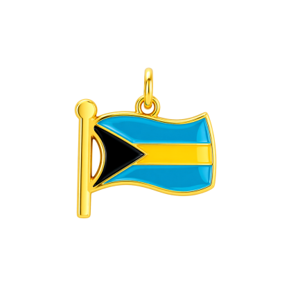Bahamas Flag Charm