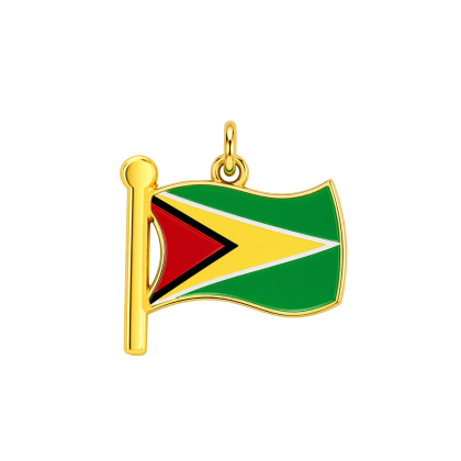 Guyana Flag Charm