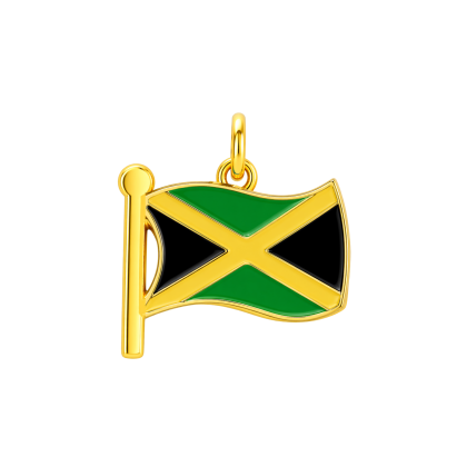 Jamaica Flag Charm
