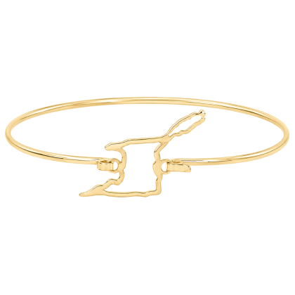 Trinbago Outline Bangle