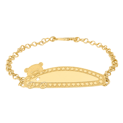 Teddy Bear Star ID Hand Band